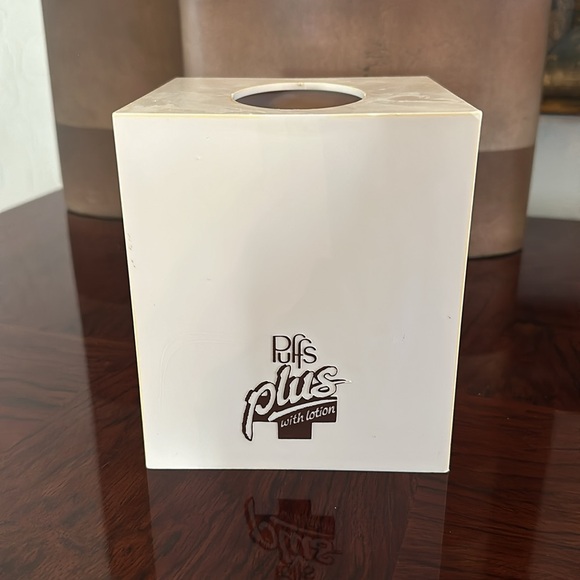 Entex Advertising *VINTAGE* 1987 Puffs Plus Plastic Tissue Box Cover - Picture 6 of 14